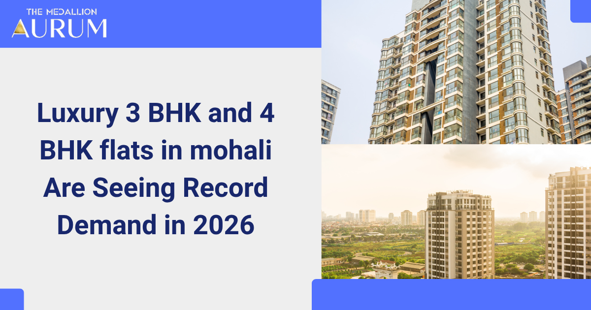 Luxury 3 BHK and 4 BHK flats in mohali Are Seeing Record Demand in 2026